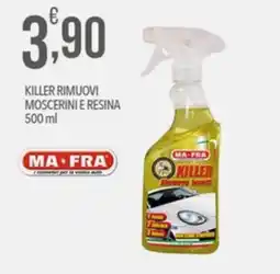 Iper Romagnolo Killer rimuovi moscerini e resina offerta