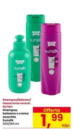 Interspar Shampoo/Balsam/Haarcreme versch. Sorten offerta