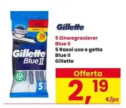 Interspar Gillette Blue II offerta