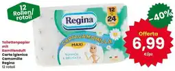 Interspar Carta igienica Camomilla Regina offerta
