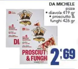 Gruppo di Palo Da Michele pizza prosciutto & funghi offerta
