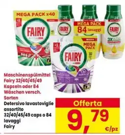 Interspar Detersivo lavastoviglie assortito Fairy offerta