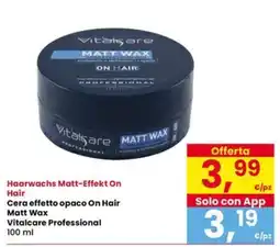 Interspar Matt Wax Vitalcare Professional offerta