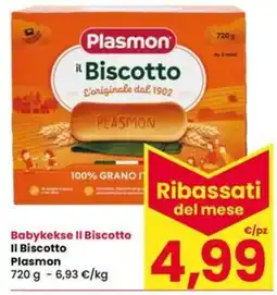 Interspar Babykekse Il Biscotto Plasmon offerta
