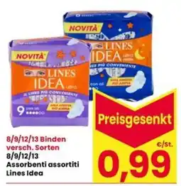 Interspar Assorbenti assortiti Lines Idea offerta