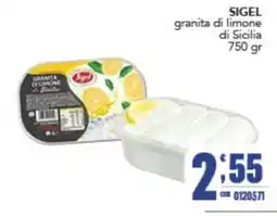 Gruppo di Palo Sigel granita di limone di Sicilia offerta