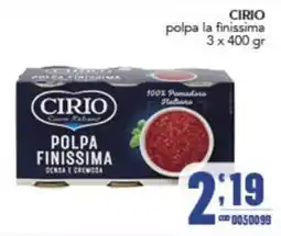 Gruppo di Palo Polpa finissima Cirio offerta