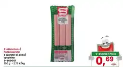 Interspar S-BUDGET Geflügel-Frankfurter offerta