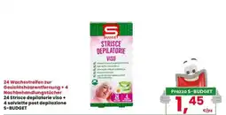 Interspar Strisce depilatorie viso S-Budget offerta