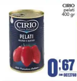 Gruppo di Palo Cirio pelati offerta