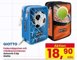 Interspar Federmapppchen mit 3 Reißverschlüssen Astuccio 3 zip Giotto offerta