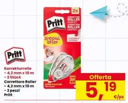 Interspar Correttore Roller Pritt offerta