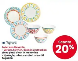 Interspar Teller aus Melamin Tognana offerta