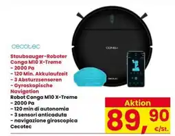 Interspar Robot Conga M10 X-Treme Cecotec offerta