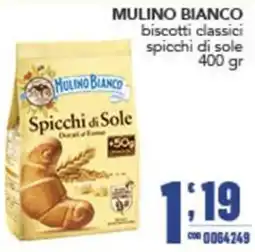 Gruppo di Palo Mulino Bianco biscotti classici spicchi di sole offerta