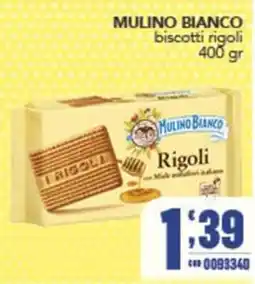 Gruppo di Palo Mulino Bianco biscotti rigoli offerta