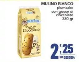 Gruppo di Palo Mulino Bianco plumcake con gocce di cioccolato offerta