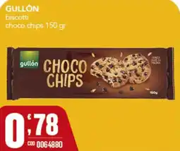 Gruppo di Palo Gullón biscotti choco chips offerta