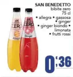 Gruppo di Palo San Benedetto bibite zero offerta