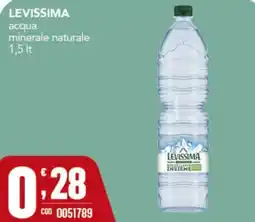 Gruppo di Palo acqua minerale naturale Levissima offerta