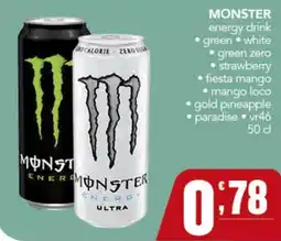 Gruppo di Palo Monster energy drink offerta