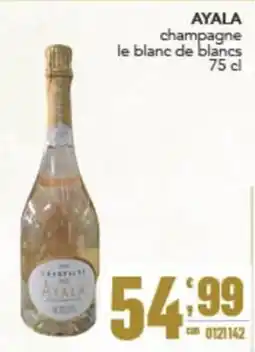 Gruppo di Palo Ayala champagne le blanc de blancs offerta