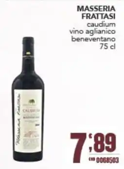 Gruppo di Palo Masseria Frattasi caudium vino aglianico beneventano offerta