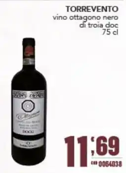 Gruppo di Palo Torrevento vino ottagono nero di troia doc offerta