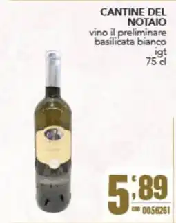 Gruppo di Palo Cantine del Notaio vino il preliminare basilicata bianco offerta