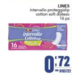 Gruppo di Palo Lines intervallo proteggislip cotton soft disteso offerta