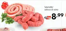 SuperW Salamelle/salsicce di suino offerta