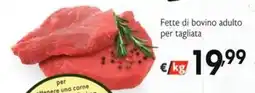 SuperW Fette di bovino adulto per tagliata offerta