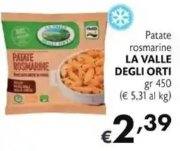 SuperW Patate rosmarine La Valle degli Orti offerta