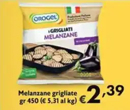 SuperW Orogel melanzane grigliate offerta