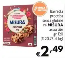 SuperW Barretta proteica senza glutine Misura assortite offerta