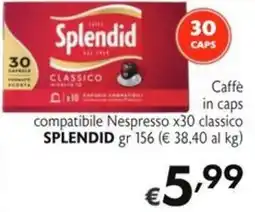 SuperW Caffè in caps compatibile Nespresso classico Splendid offerta