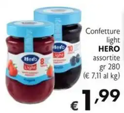 SuperW Confettura light HERO assortite offerta
