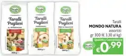 SuperW Taralli MONDO NATURA offerta