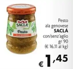 SuperW Pesto alla genovese SACLÁ offerta
