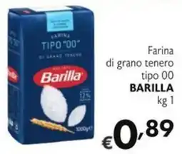 SuperW Farina di grano tenero tipo 00 Barilla offerta