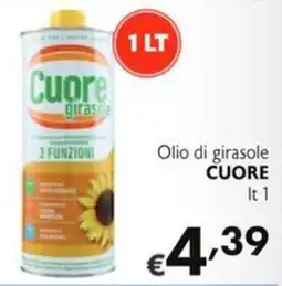 SuperW Olio di girasole Cuore offerta