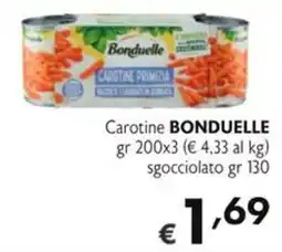 SuperW Carotine Bonduelle offerta