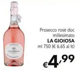 SuperW Prosecco rosé doc millesimato La Gioiosa offerta