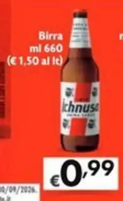 SuperW Birra Ichnusa offerta