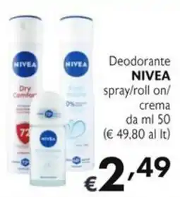 SuperW Deodorante NIVEA offerta