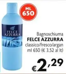SuperW Bagnoschiuma Felce Azzurra classico offerta