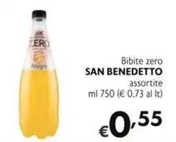 SuperW Bibite zero San Benedetto offerta