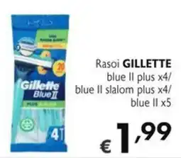 SuperW Rasoi GILLETTE blue II offerta