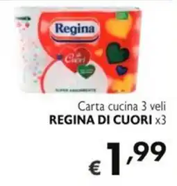 SuperW Carta cucina Regina di cuori offerta