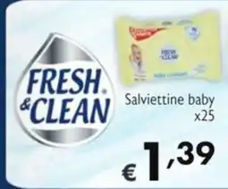 SuperW Salviettine baby Fresh & Clean offerta